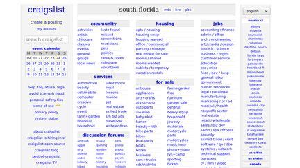 Www craigslist org miami. Things To Know About Www craigslist org miami. 
